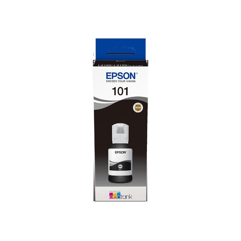 Oryginalny Tusz W Butelce Black Epson 101 (T03V1, C13T03V14A)