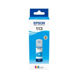 Oryginalny Tusz W Butelce Cyan Epson 113 (T06B2, C13T06B240)