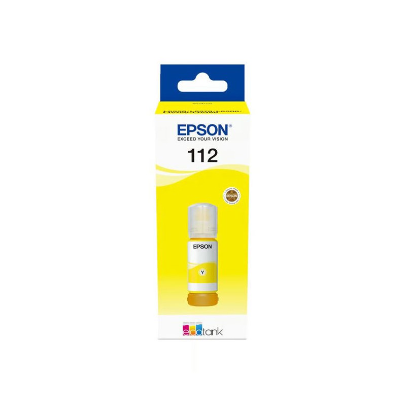 Oryginalny Tusz W Butelce Yellow Epson 112 (T06C4, C13T06C44A