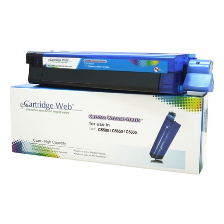 Toner Cartridge Web Cyan Oki C5650 Zamiennik 43872307