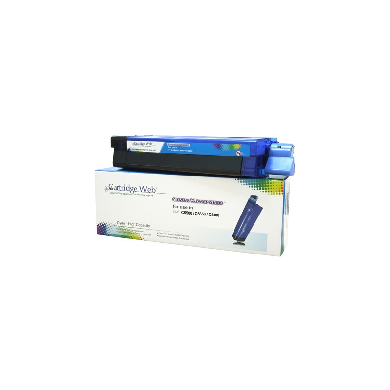 Toner Cartridge Web Cyan Oki C5650 Zamiennik 43872307