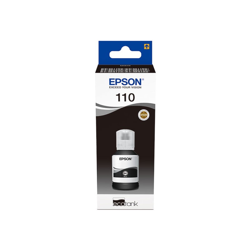 Oryginalny Tusz W Butelce Czarny Epson 110 (T03P1, C13T03P14A)