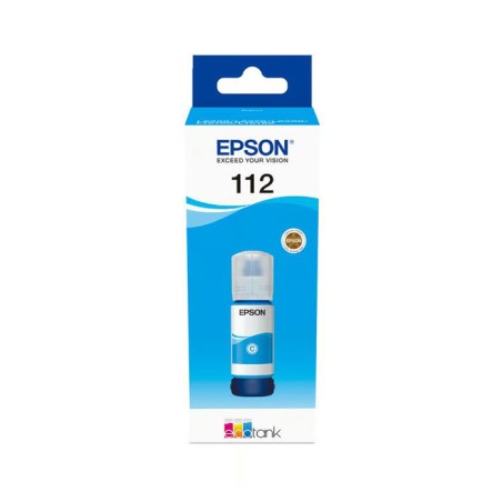 Oryginalny Tusz W Butelce Cyan Epson 112 (T06C2, C13T06C24A