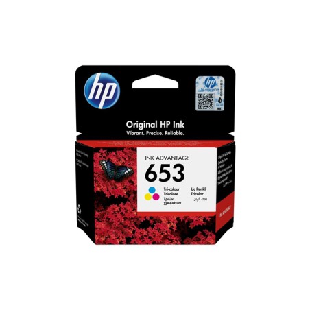 Oryginalny Tusz Cmy Hp 653 (3Ym74Ae)