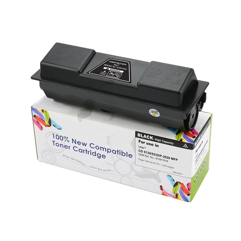 Toner Cartridge Web Czarny Utax Cd5135, Cd5235 Zamiennik 613511010