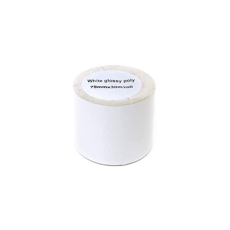 Etykiety Błyszczące W Rolce Jetworld Białe 79Mm*30M Zamiennik Do Epson Tm-3500 (Rolka Z Perforacją Wzdłużną, Wielkość Rdzenia 51