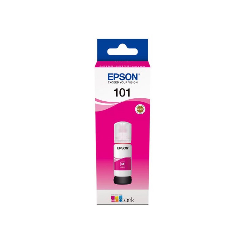 Oryginalny Tusz W Butelce Magenta Epson 101 (T03V3, C13T03V34A)