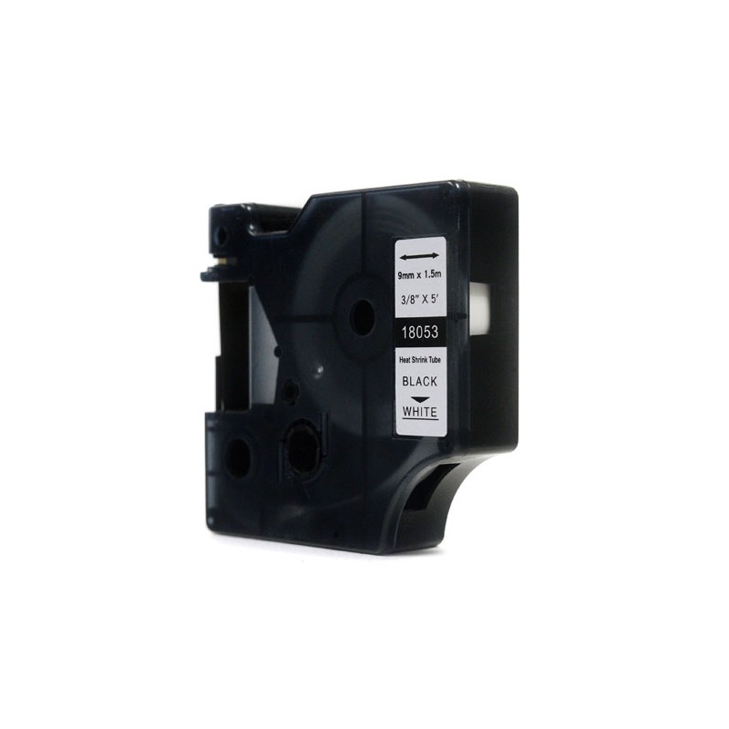 Taśma Jetworld Zamiennik Dymo Rhino Czarny Na Białym (18053) Rurka Termokurczliwa 9Mm X 1.5M