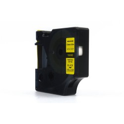 Taśma Jetworld Zamiennik Dymo Rhino Czarny Na Żółtym 12Mm X 3,5M Nylonowa, Nylon (18490) (S0718080)