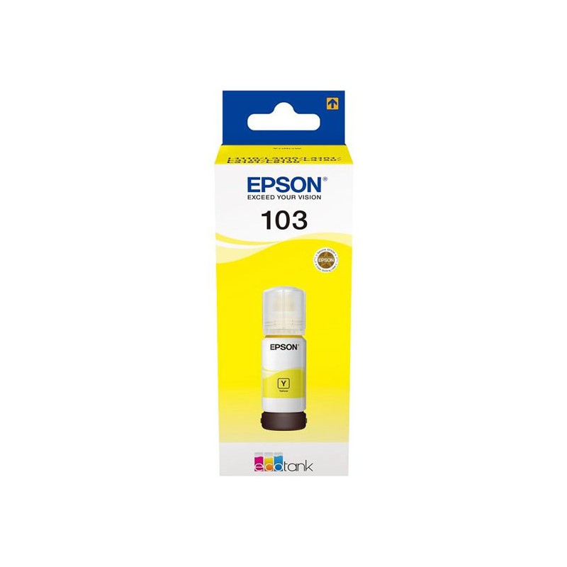 Oryginalny Tusz W Butelce Yellow Epson 103 (T00S4, C13T00S44A)