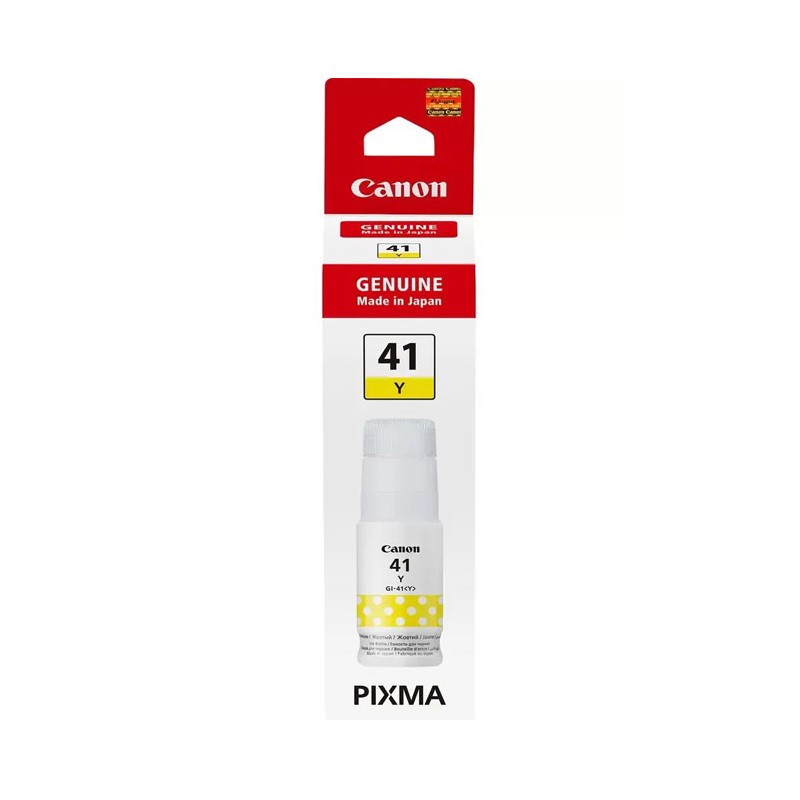 Oryginalny Tusz W Butelce Yellow Canon Gi-41Y, Gi41Y (4545C001)