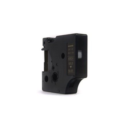 Taśma Jetworld Zamiennik Dymo D1 Złoty Na Czarnym 9Mm X 7M  Lm100, Lm100Plus, Lm100Series, Lm120P, Lm280, Lm300, Lm350, Lm350D, 