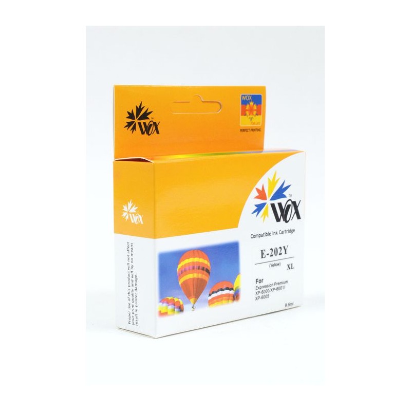Tusz Wox Yellow Epson 202Xl Zamiennik C13T02H44010 (C13T02F44010)