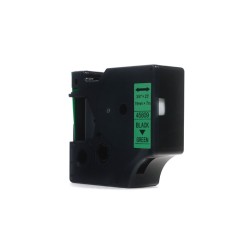 Taśma Jetworld Zamiennik Dymo D1 Czarny Na Zielonym, 19Mm X 7M (45809) (S0720890)