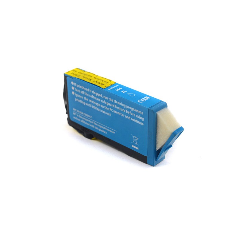 Tusz Jetworld  Cyan Hp 364Xl (Wskazują Poziom Tuszu) Zamiennik Refabrykowany Cb323Ee