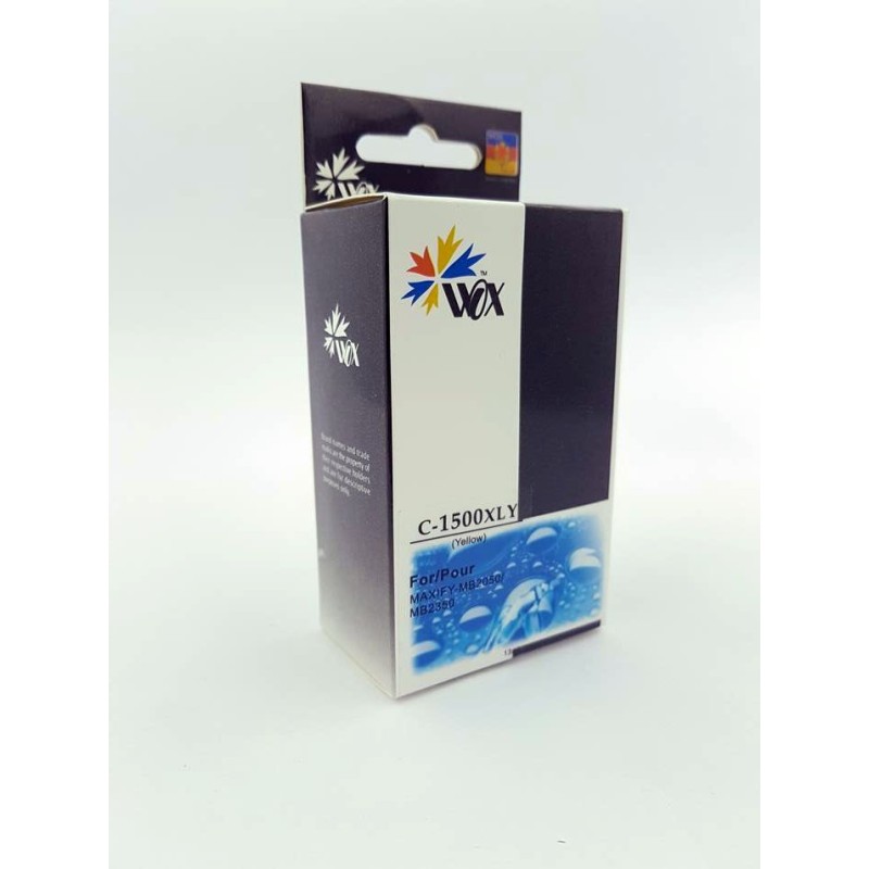 Tusz Wox Yellow Canon Pgi-1500Xly Z Chipem Zamiennik Pgi1500Xly