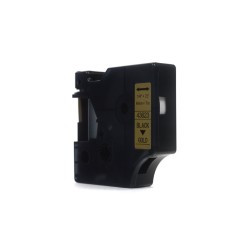 Taśma Jetworld Zamiennik Dymo D1 Czarny Na Złotym 6Mm X 7M Lm100, Lm100+, Lm200, Lm300, Lm400, Lm420P, Lm350, Lm350D, Lm360D, Lm