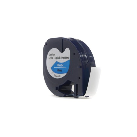 Taśma Jetworld Zamiennik Dymo Letratag Czarny Na Niebieskim, 12Mm X 4M (59426, 91205, 91335, 91225) (S0721600, S0721650)