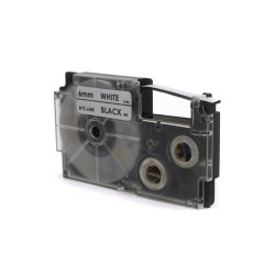 Taśma Jetworld Zamiennik Casio Czarny Na Białym 6Mm X 8M (Pt-6We1, Pt6We1, Xr-6We1, Xr6We1)