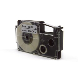 Taśma Jetworld Zamiennik Casio Czarny Na Białym 9Mm X 8M (Pt-9We1, Pt9We1, Xr-9We1, Xr9We1)