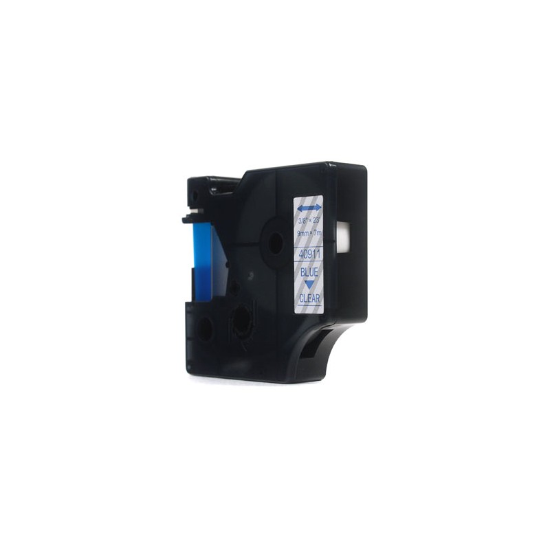 Taśma Jetworld Zamiennik Dymo D1 Niebieski Na Przezroczystym 9Mm X 7M  Lm100, Lm100Plus, Lm100Series, Lm120P, Lm280, Lm300, Lm35