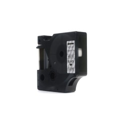 Taśma Jetworld Zamiennik Dymo D1 Czarny Na Przezroczystym 12Mm X 7M Lm100, Lm100+, Lm200, Lm300, Lm400, Lm420P, Lm350, Lm350D, L