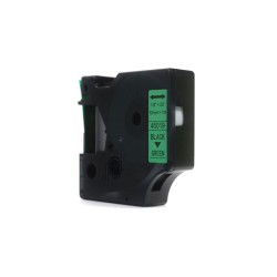 Taśma Jetworld Zamiennik Dymo D1 Czarny Na Zielonym 12Mm X 7M Lm100, Lm100+, Lm200, Lm300, Lm400, Lm420P, Lm350, Lm350D, Lm360D,
