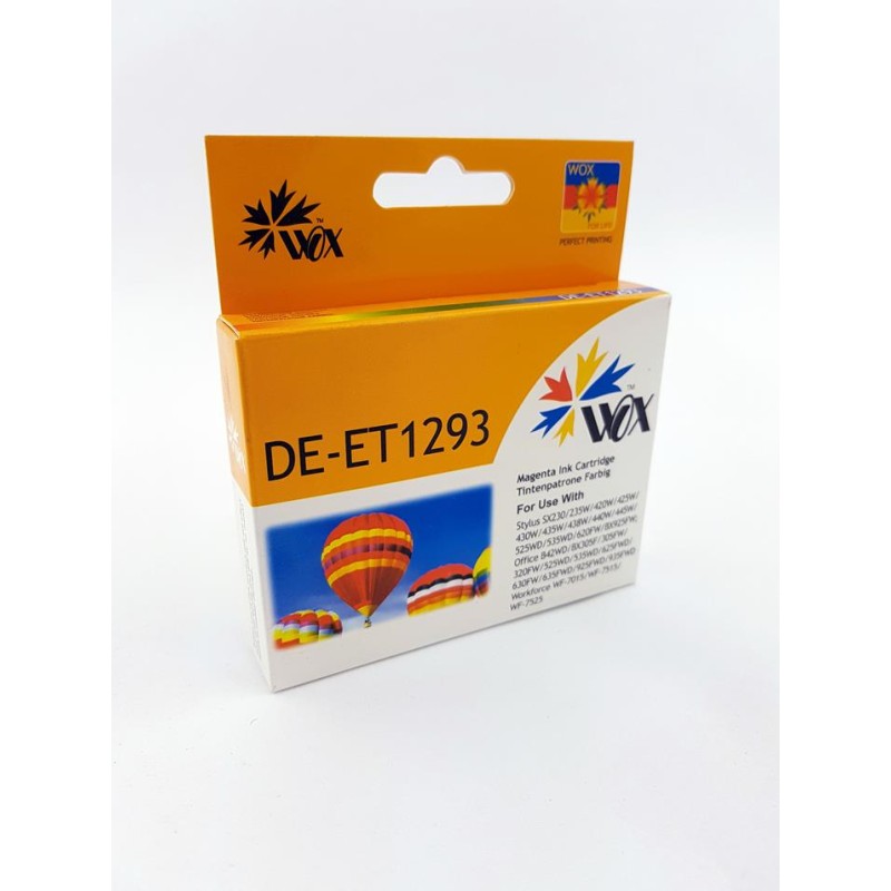 Tusz Wox Magenta  Epson T1293 Zamiennik C13T12934010