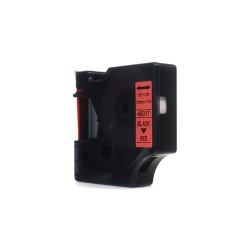 Taśma Jetworld Zamiennik Dymo D1 Czarny Na Czerwonym 12Mm X 7M Lm100, Lm100+, Lm200, Lm300, Lm400, Lm420P, Lm350, Lm350D, Lm360D