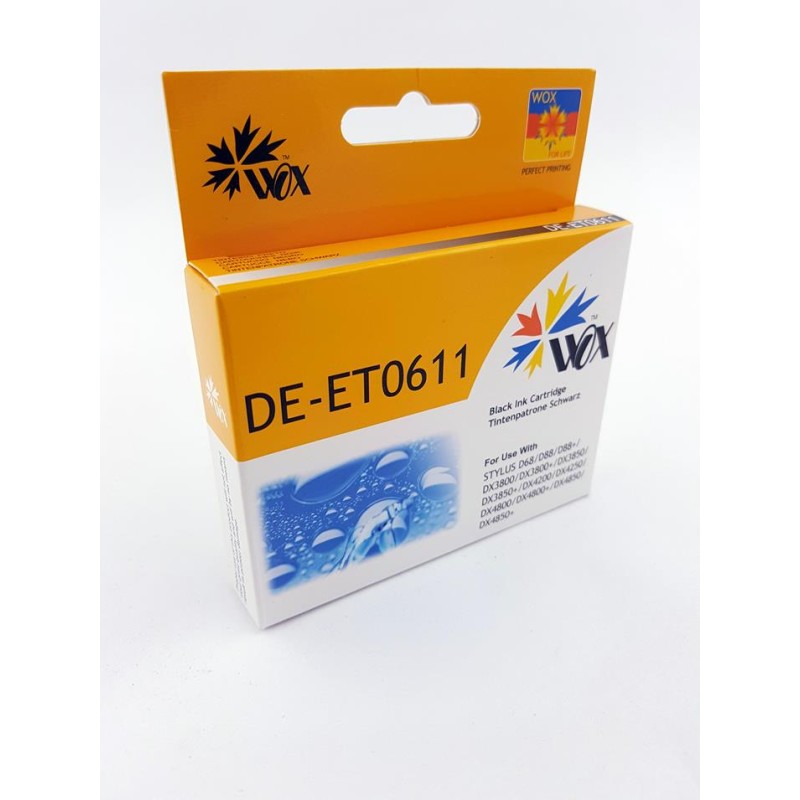 Tusz Wox Black Epson T0611 Zamiennik C13T06114010