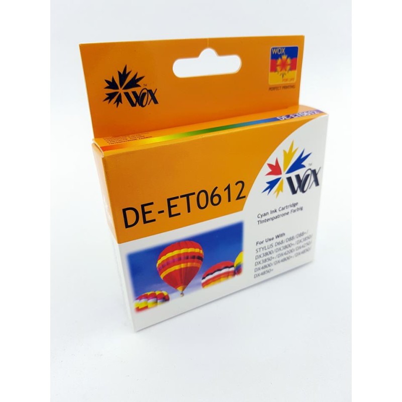 Tusz Wox Cyan Epson T0612 Zamiennik C13T06124010