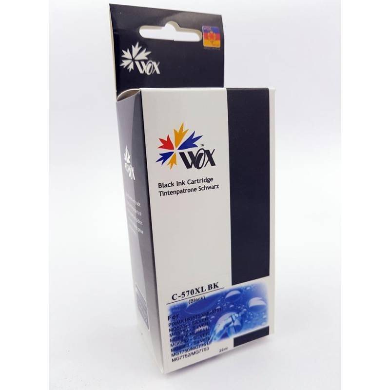 Tusz Wox Black Canon Pgi-570Pgbkxl Zamiennik Pgi570Pgbkxl
