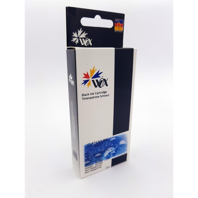 Tusz Wox Black Canon Cli-571Bk Xl Zamiennik Cli571Bkxl
