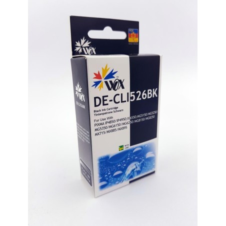 Tusz Wox Black Canon Cli526Bk Zamiennik Cli 526Bk