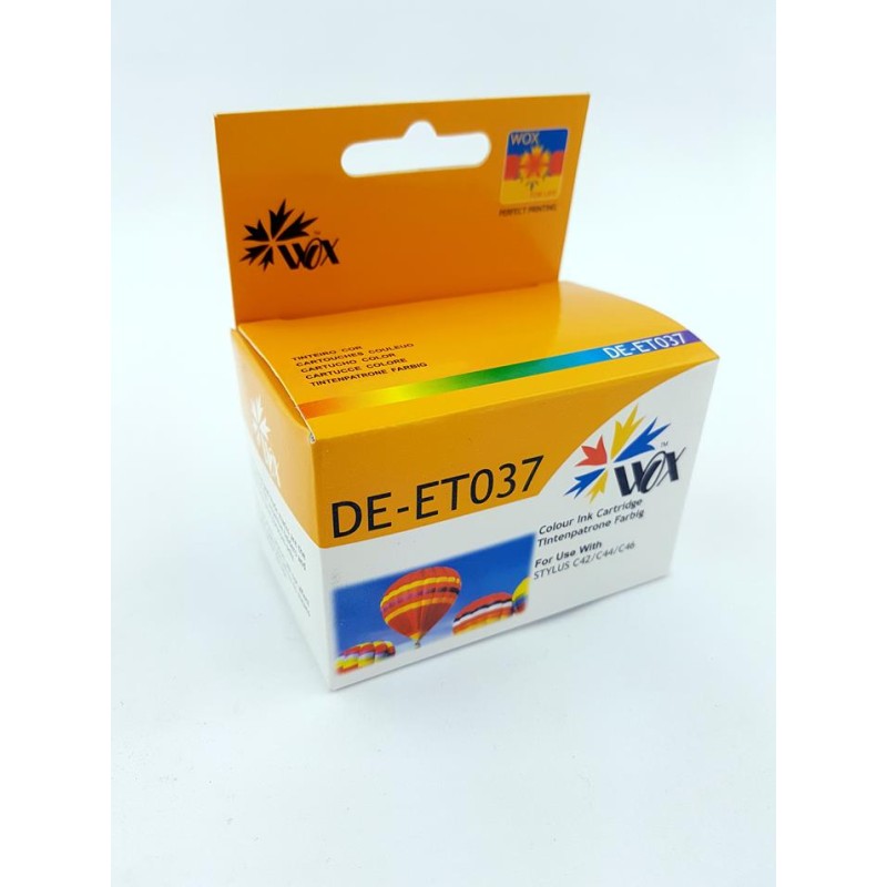 Tusz Wox Trójkolorowy Epson T037 Zamiennik C13T03704010