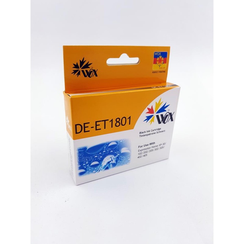 Tusz Wox Black Epson T1801 Zamiennik C13T18014010