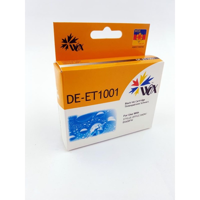 Tusz Wox Black Epson T1001 Zamiennik C13T10014010