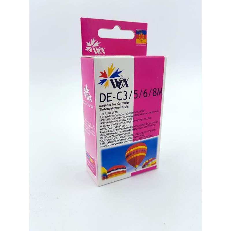 Tusz Wox Magenta Canon Bci3Em / Bci6Em Zamiennik 4481A002