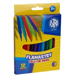 Flamastry Astra Cx - 12 Kolorów, 314107001