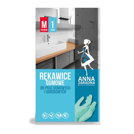 Anna Zaradna Rękawice Gumowe M  46256