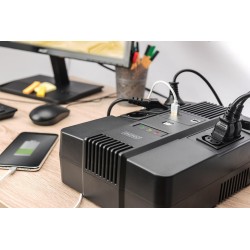 Ups Ups Line-Interactive 800Va/480Wavr 4Xschuko 3Xiec C13 1Xusb A 1X Usb B Rj45