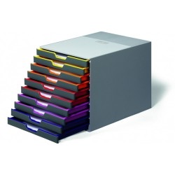 Pojemnik Z Kolorowymi Szufladkami Durable Varicolor