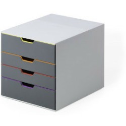Pojemnik 4 Szuflady Durable Varicolor