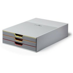 Pojemnik 3 Szuflady Durable Varicolor