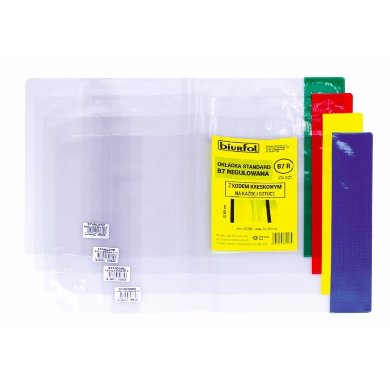 Okładka Standard E7 - 242 Regulowana (25) Z Kod. Na Szt. Ozk-43 Biurfol