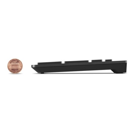 Lenovo 4X31R64457 Klawiatura Dołączona Myszka Biuro Rf Wireless Belgijski, Angielski Czarny