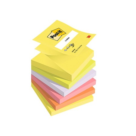 Bloczki 3M Post-It Z-Notes 76X76Mm Neonowe 6X100K R330-Nr Ft510089939