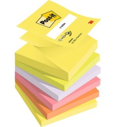 Bloczki 3M Post-It Z-Notes 76X76Mm Neonowe 6X100K R330-Nr Ft510089939