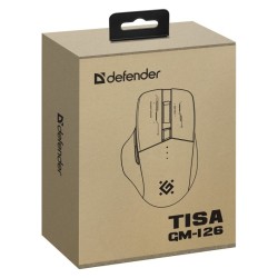 Defender Mysz Gm-126 Tisa Rf+Bt Optic 1600Dpi 6P Biała