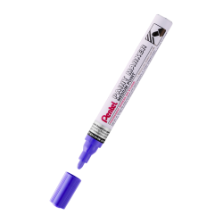 Marker Olejowy Pentel Średnia Okrągła  Końcówka,  Mmp10-V Fioletowy